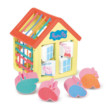 Tomy - Peppa’s Activity House - Shape Sorting and Color Matching Games Activity Toys