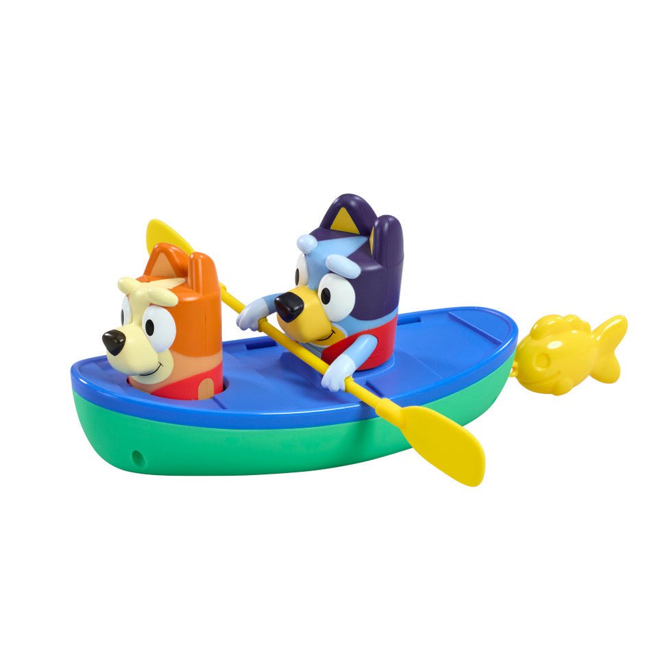 Tomy - Toomies Bluey Pull & Go Canoe Bath Toy