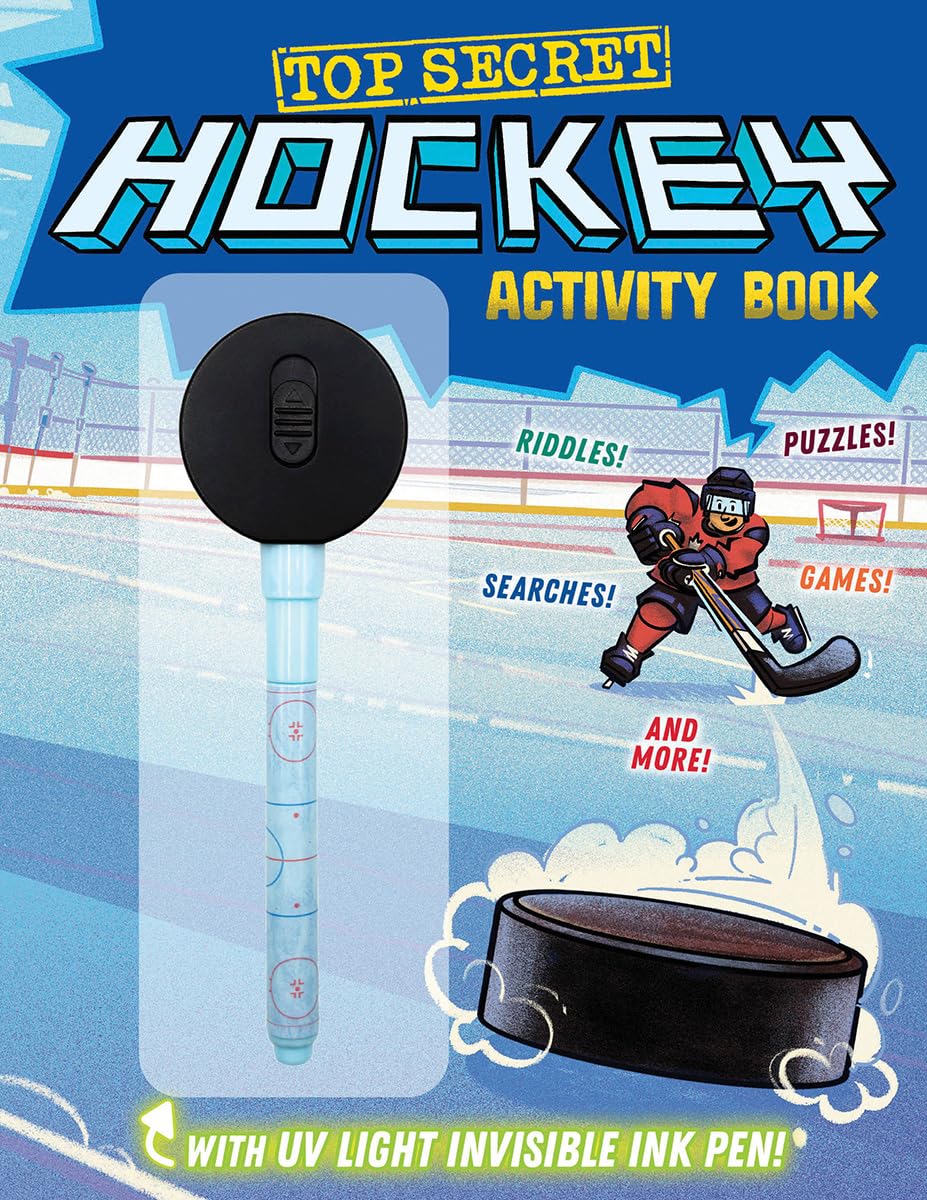 Top Secret Hockey Activity Book