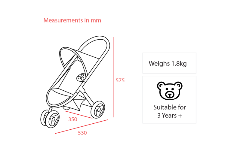 Valco Baby Mini Ladybug Doll Stroller Little Canadian
