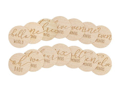 Pearhead - Wooden Milestone Marker Cards