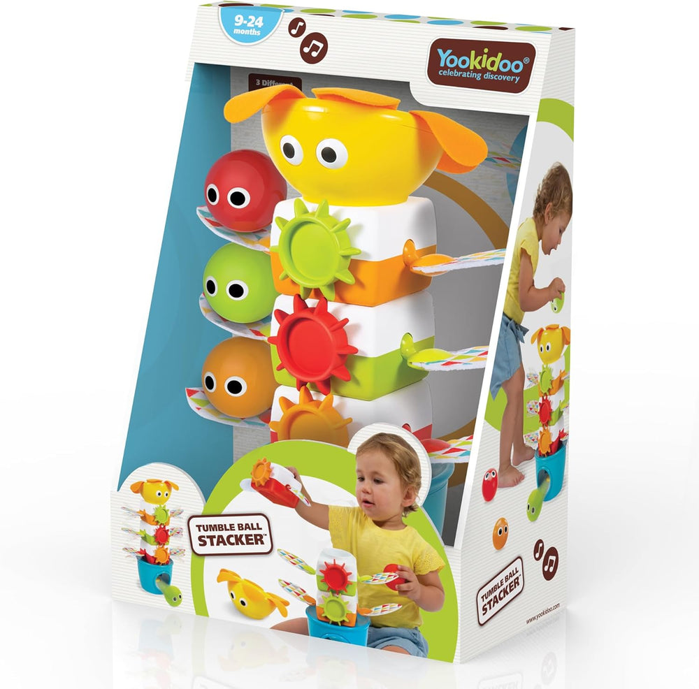 Yookiddo - Tumble Ball Stacker Musical Toy