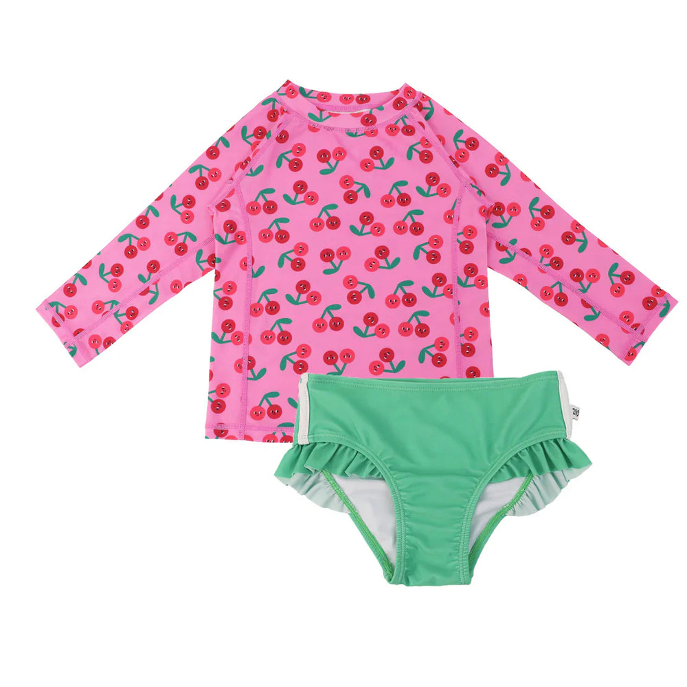 Zoocchini - Rashguard Swim Top + Bikini Bottom