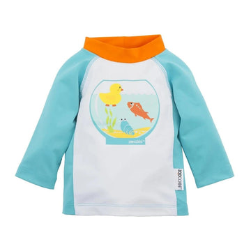 Zoocchini - UPF520+ Baby Rashguard Fishbowl Buddies / 3-6M