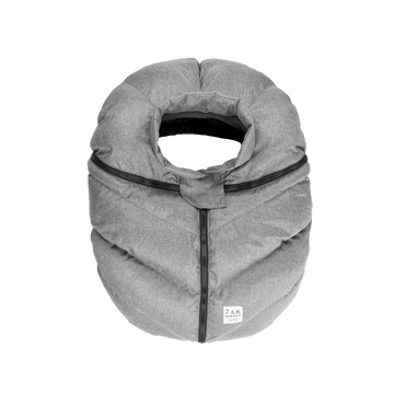 7AM - Cocoon Car Seat Cover Heather Grey Winter Essentials