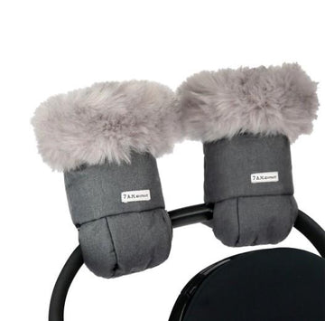 7AM - Warmmuff Stroller Gloves (Premium Tundra) Grey Tundra Winter Essentials