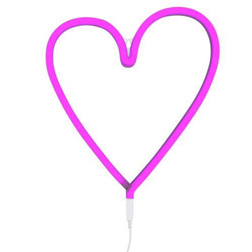 A Little Lovely - Neon Light Heart Nursery Essentials