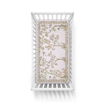 Atelier Choux Paris - Fitted Crib Sheet - In Bloom Bedding
