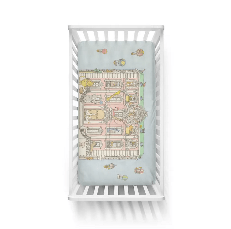 Atelier Choux Paris Fitted Crib Sheet Monceau Mansion Little Canadian
