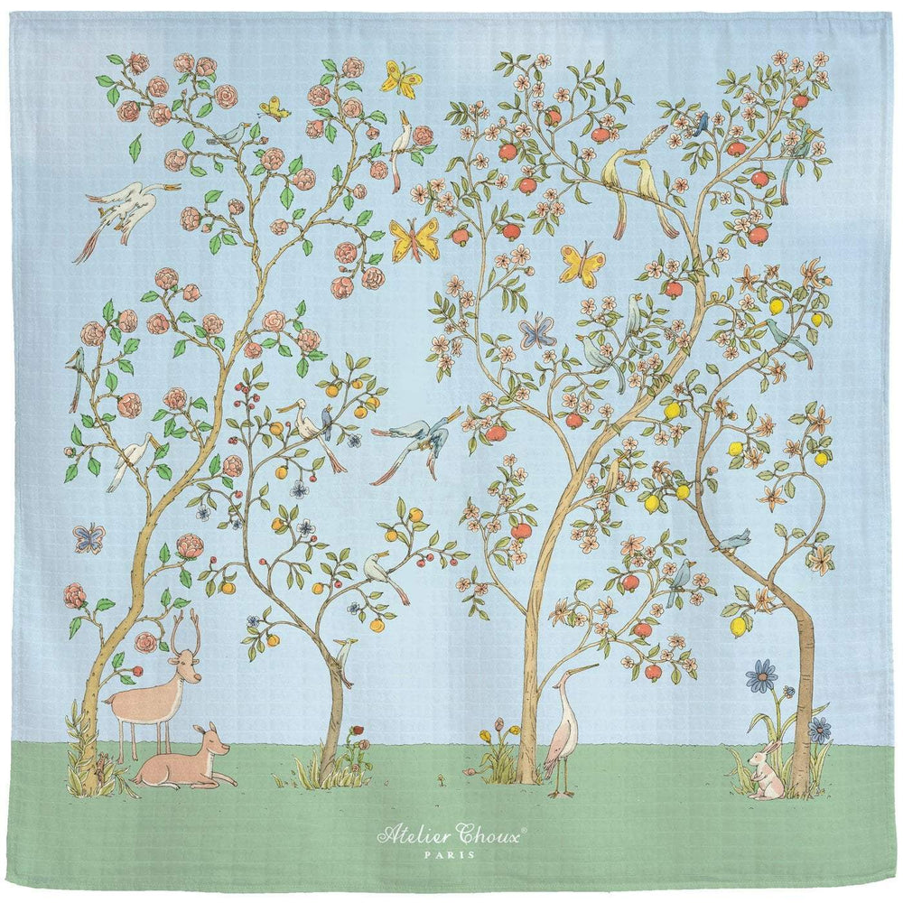 Atelier Choux Paris - Swaddle - In Bloom Blue
