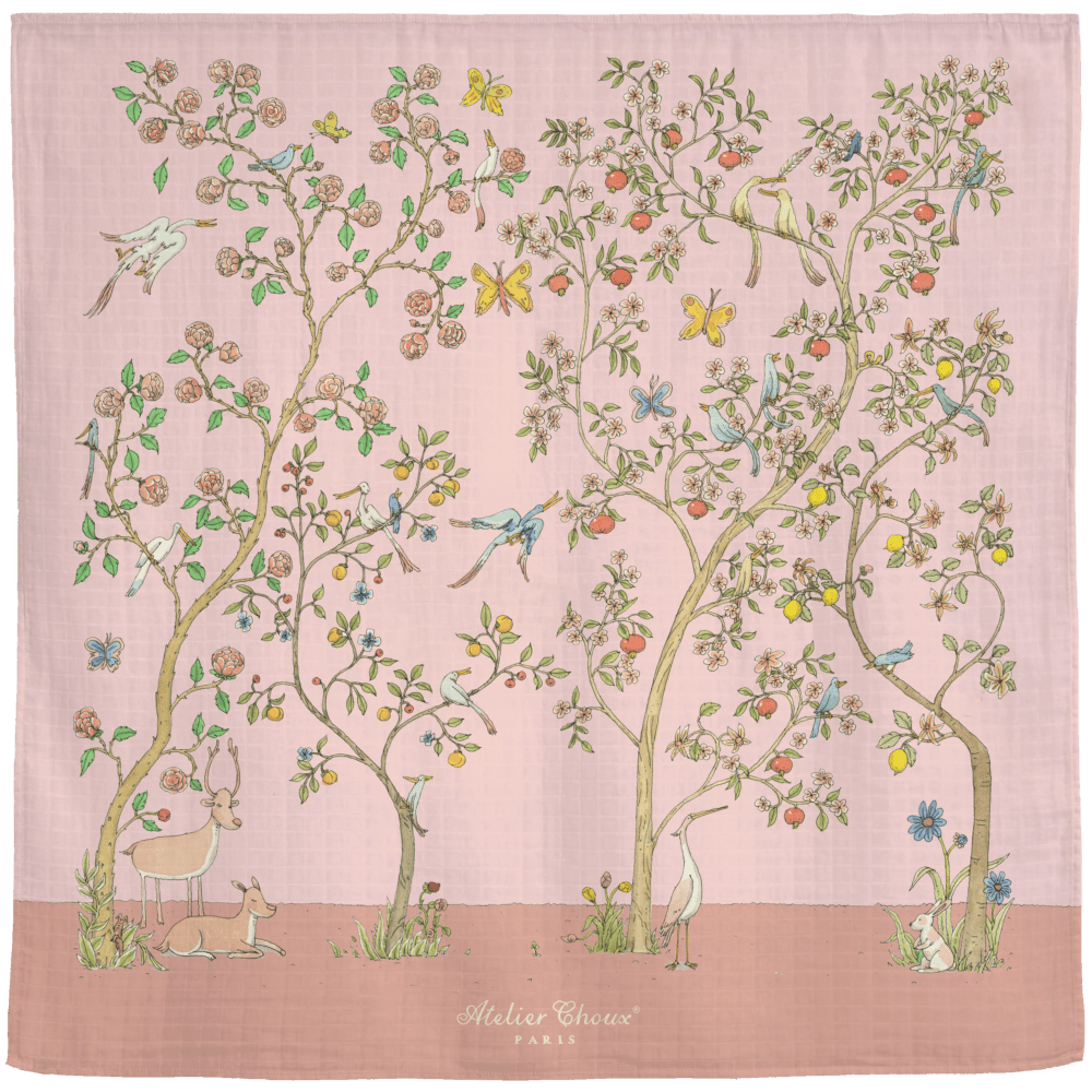 Atelier Choux Paris - Swaddle - In Bloom Pink