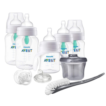 Avent - Anti-Colic Bottles with AirFree Vent Newborn Starter Set Bottles & More
