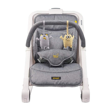 Bababing - Rockout 2 Bouncer in Grey Twill Swings, Bouncers & Seats