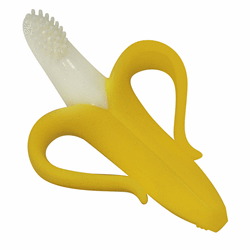Baby Banana Brush Teether with Handles Pacifiers & Teething