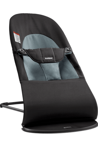 Baby Bjorn - Soft Balance Jumper Seat Cotton / Black/ Dark Grey Swings, Bouncers & Seats
