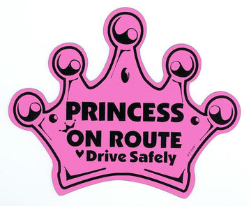 Baby on Route - Crown Magnet - Pink Princess Car Accessories