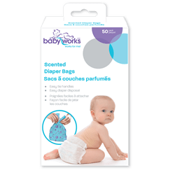 Baby Works - Disposable Scented Diaper Bags -50pk Diapering & Potty