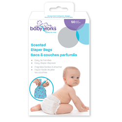 Babyworks - Disposable Scented Diaper Bags -50pk