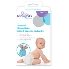 Babyworks - Disposable Scented Diaper Bags -50pk