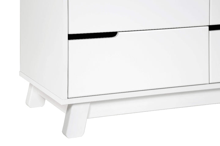 BABYLETTO Hudson 6 Drawer Double Dresser White