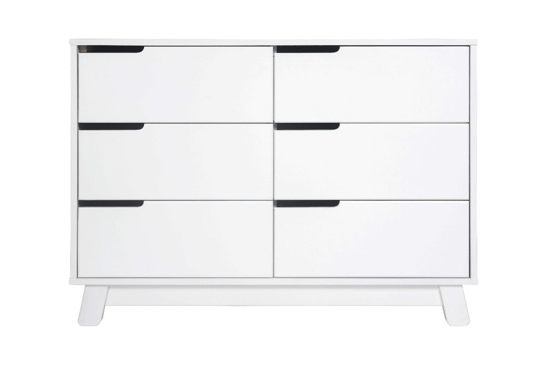 BABYLETTO Hudson 6 Drawer Double Dresser White