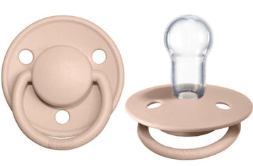 Bibs - Pacifier De Lux Silicone 2pk Blush Pacifiers & Teethers