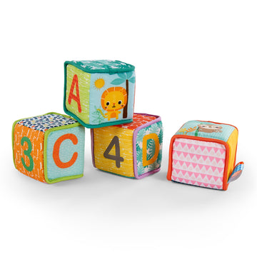Bright Starts - Grab & Stack Blocks Toddler Toys