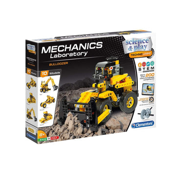 Clementoni - Mechanics Labs Bulldozer Toys & Games