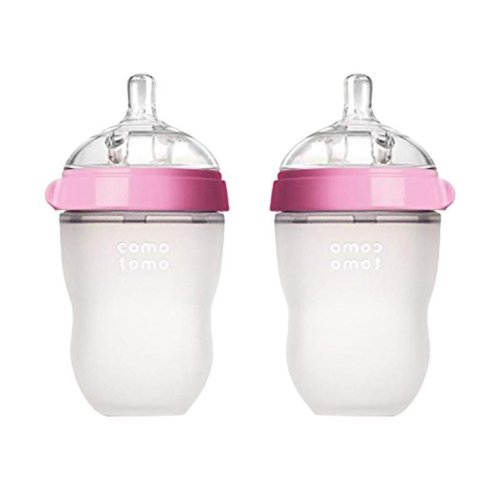 Comotomo - Natural Flow Bottle (Double Pack) PINK