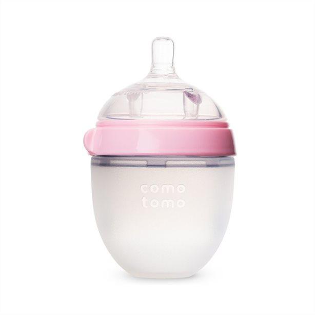 Comotomo - Natural Flow Bottle (Single) - PINK