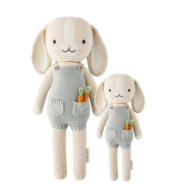 Cuddle + Kind - Henry the Bunny Little (13") Plush & Rattles