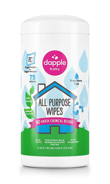Dapple - All Purpose Cleaning Wipes (75 Count) Lavender Healthcare