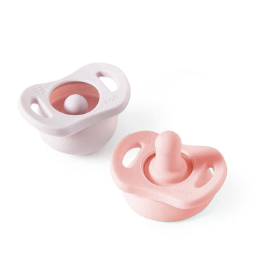 Doddle and Co. - Pop & Go Pacifier - Stage 1/0-3M Blush/Lilac