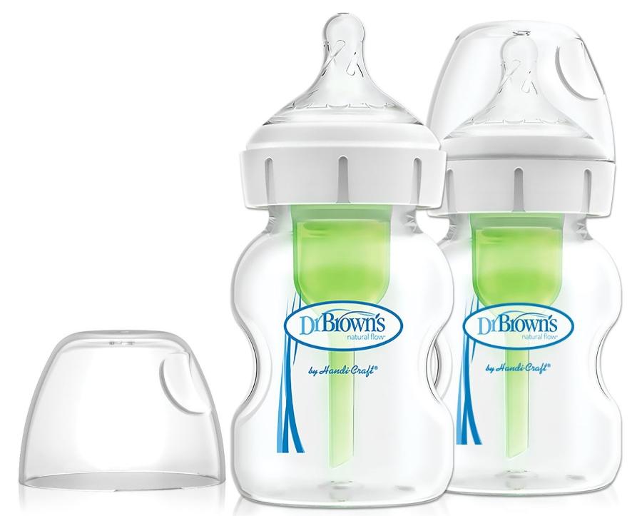 Dr. Brown's - Options+ Anti-Colic Wide-Neck Bottles - 2pk/5oz