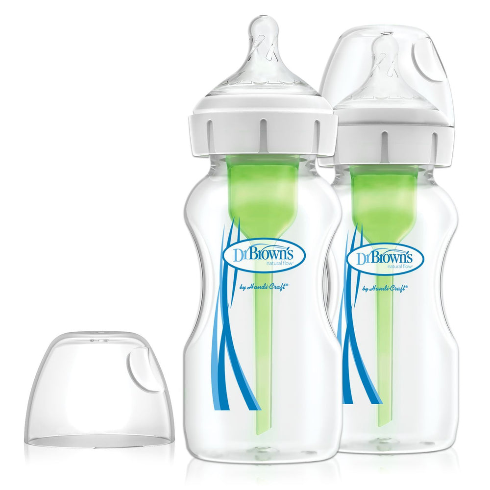 Dr. Brown's - Options+ Anti-Colic Wide-Neck Bottles - 2pk/9oz
