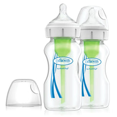 Dr. Brown's - Options+ Anti-Colic Wide-Neck Bottles - 2pk/9oz