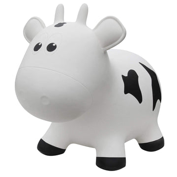 Farm Hoppers - Animal Bouncer White Cow Toddler Toys