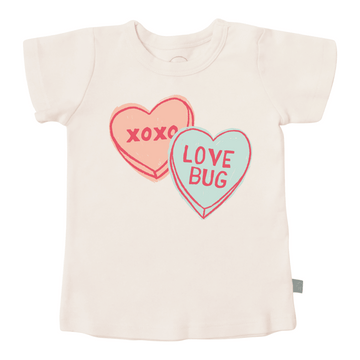 Finn + Emma - Candy Hearts Graphic Tee 12-24m Girl Clothing