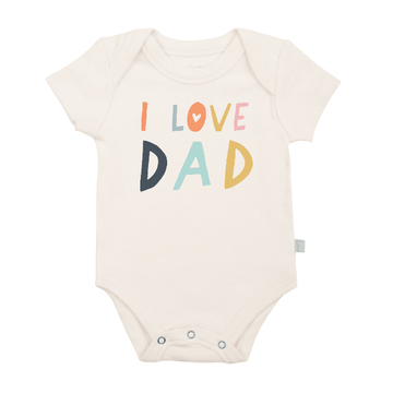 Finn + Emma - I Love Dad Graphic Bodysuit 0-3M Unisex Clothing