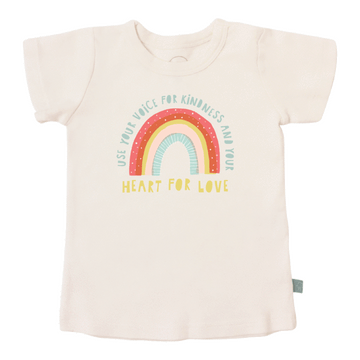 Finn + Emma - Kindness Rainbow Graphic Tee