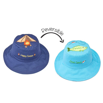 Flapjacks - Kids Sun Hat - Tent/Bass Small (6M-2Y) Shoes & Accessories