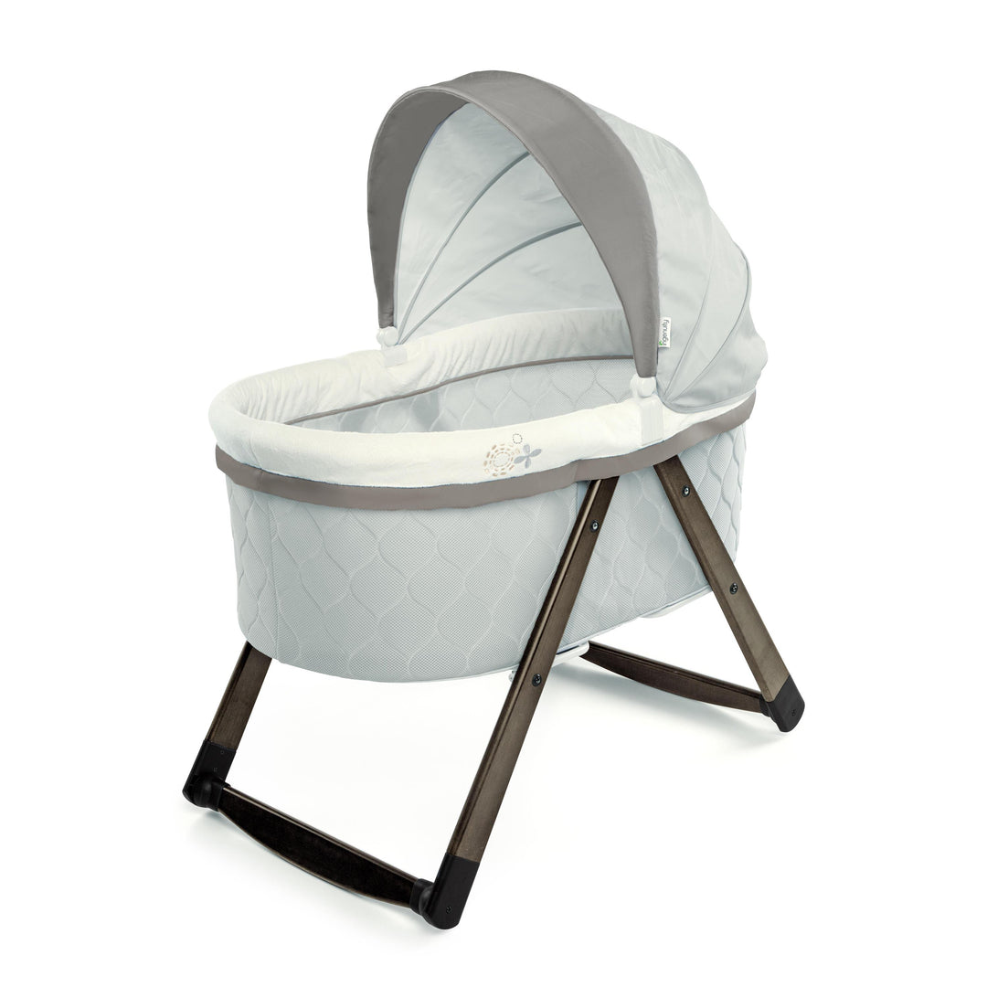 Ingenuity FoldAway Rocking Wood Bassinet Carrington Little Canadian