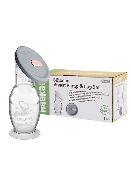 Haakaa - Silicone Breast Pump & Cap Set 150ML