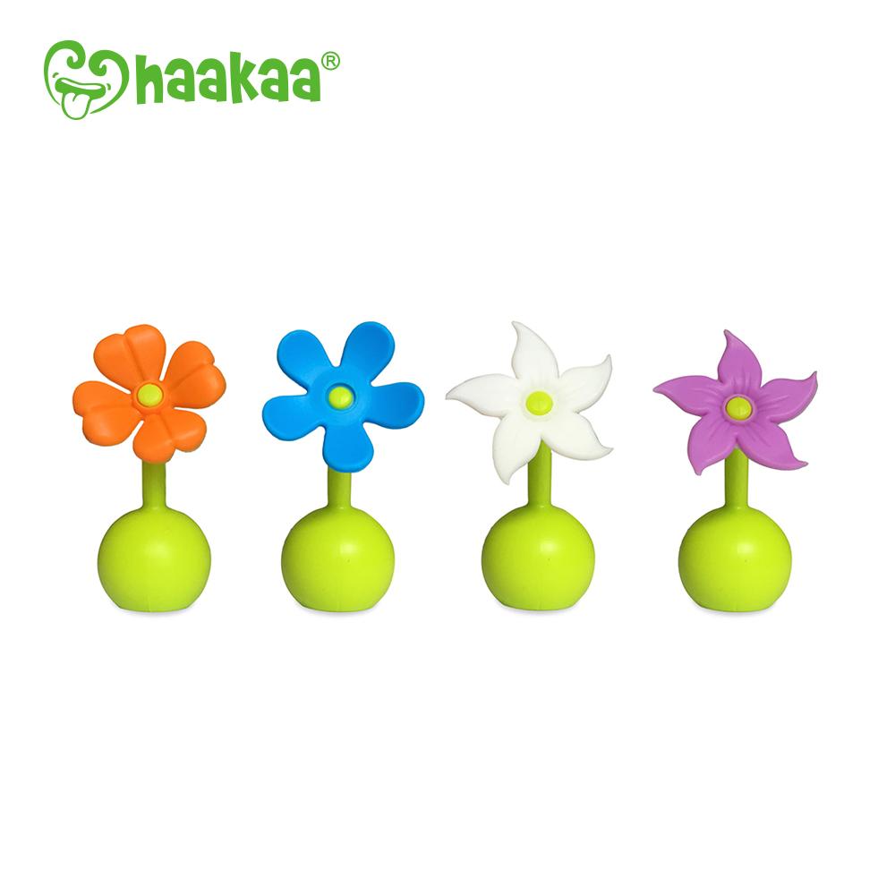 Haakaa - Silicone Breast Pump Flower Stopper