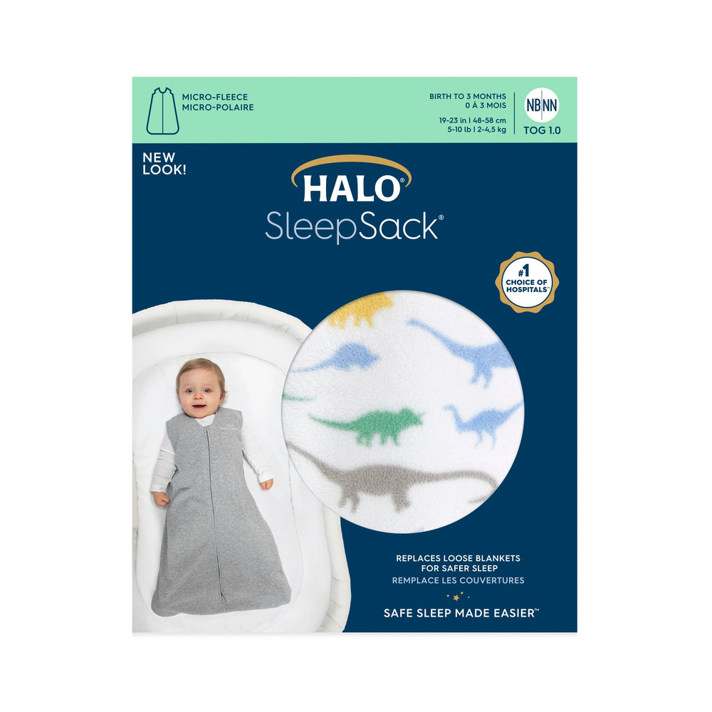 Halo - Dino Micro Fleece Sleep Sack