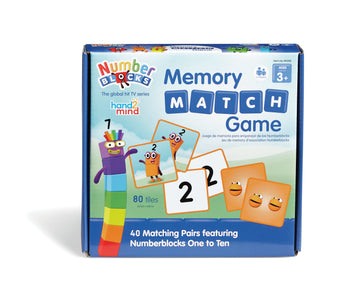 Hand2Mind - Numberblocks - Memory Match  Game Toys & Games