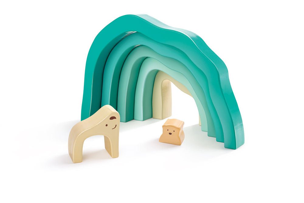 Hape - Arctic Polar Bear Stacking Blocks