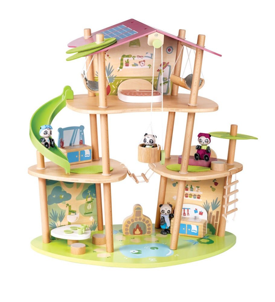 Hape - Bamboo House - Pandas