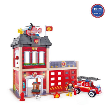 Hape - City Fire Station Pretend Play