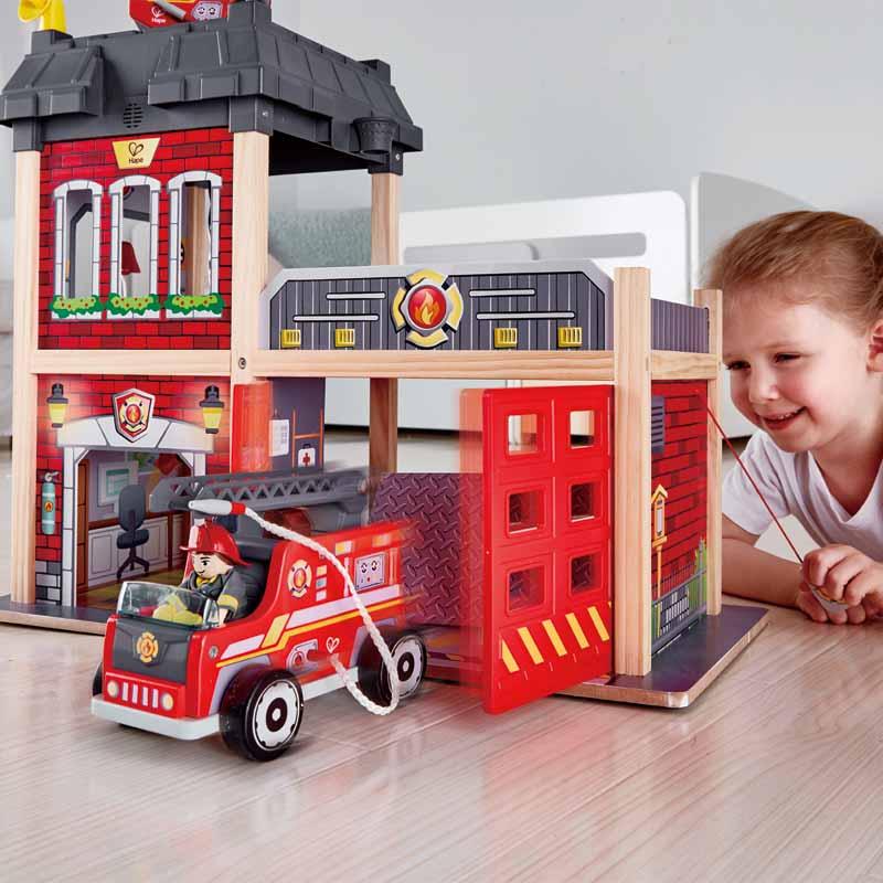 Hape City Fire Station Little Canadian